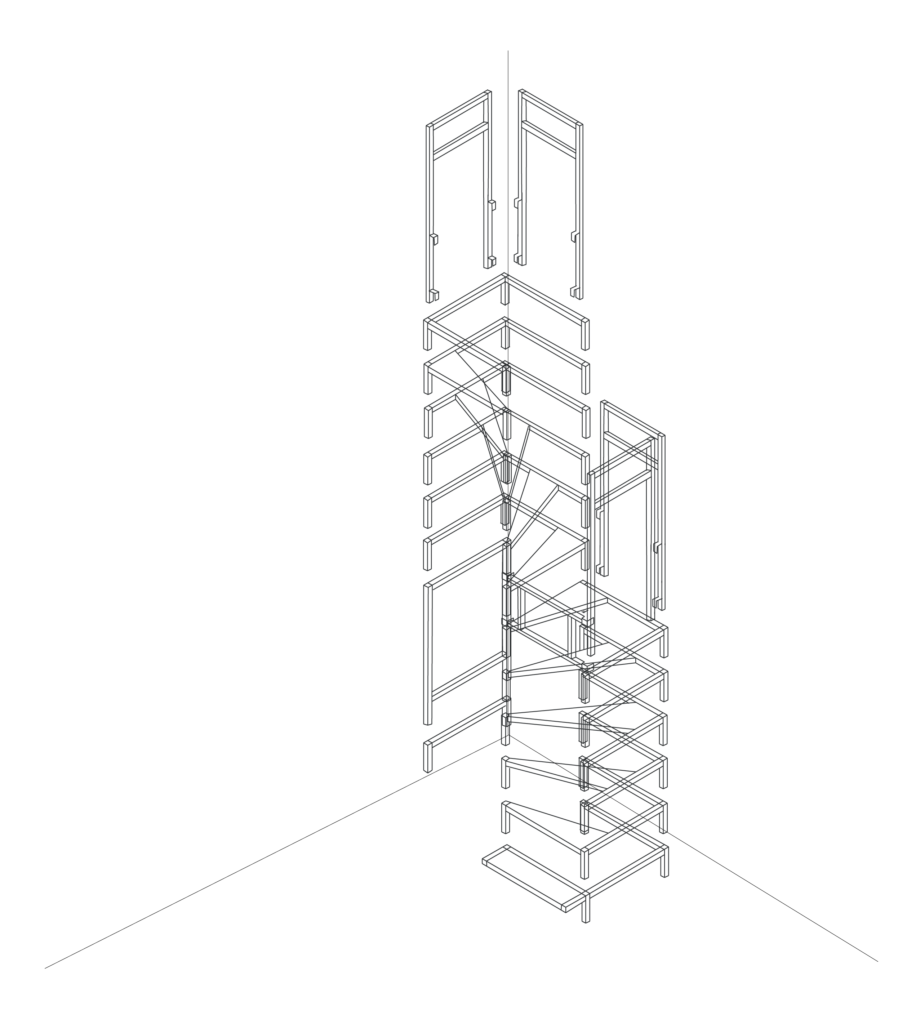 scala di costruzione easy-step