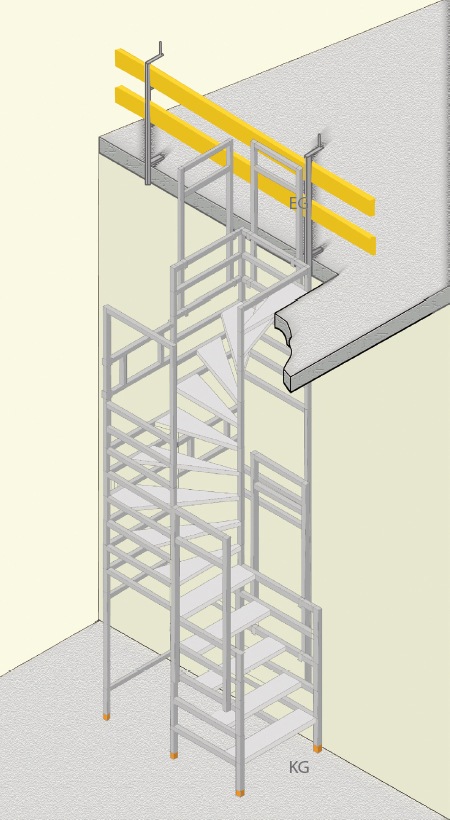 Scala dell'edificio di altezza speciale